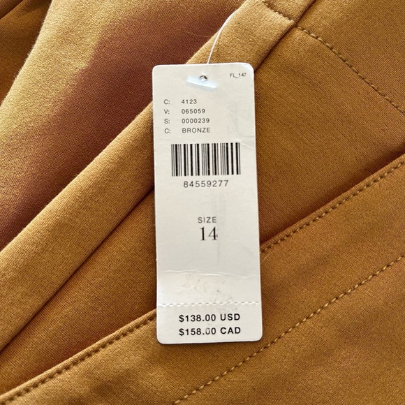 HP🎉 NWT Anthropologie The Naomi Ponte Wide-Leg Flare Pants by Maeve - Picture 2 of 10